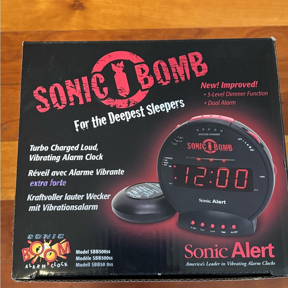 Black Alarm Clock